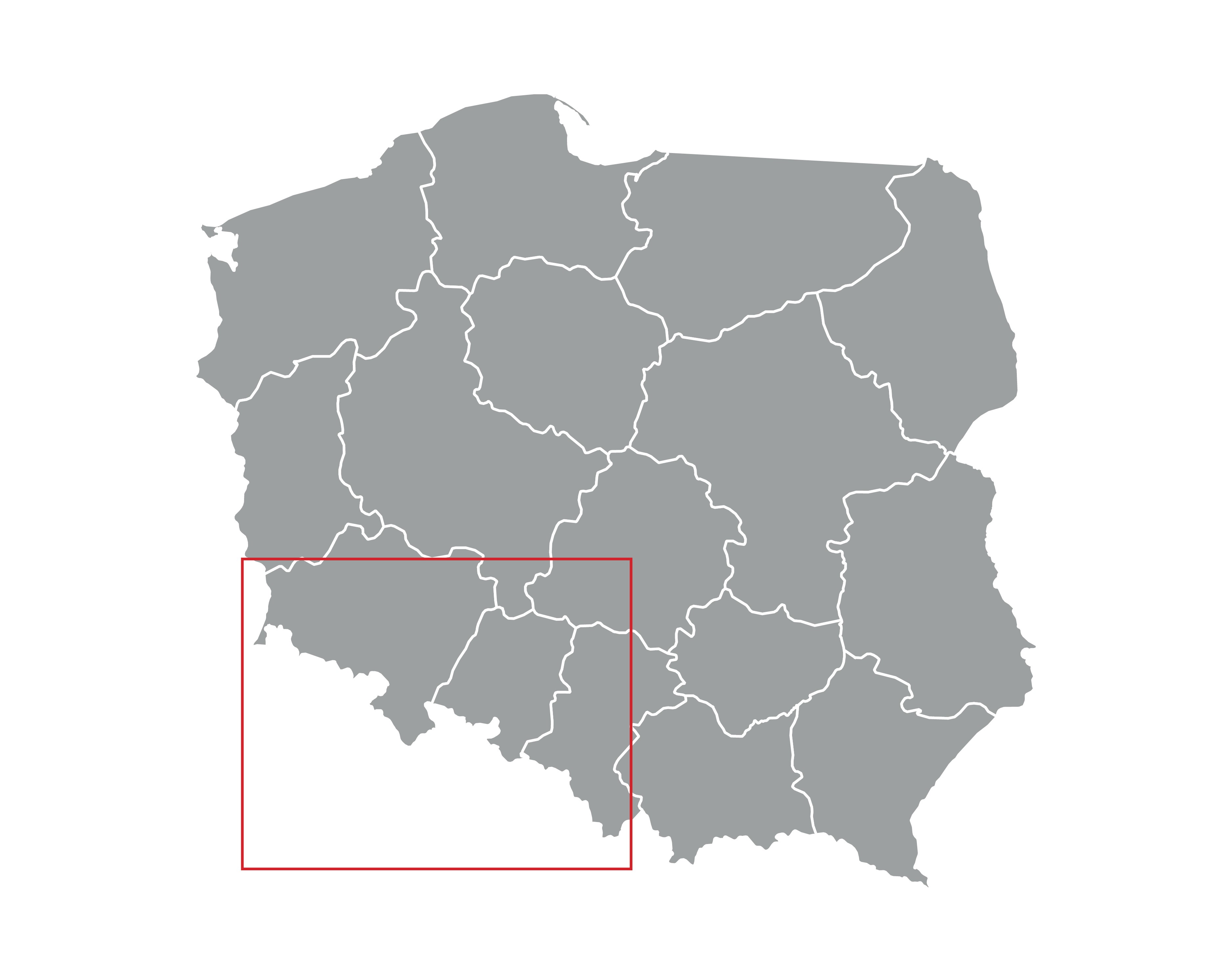 Map of Poland